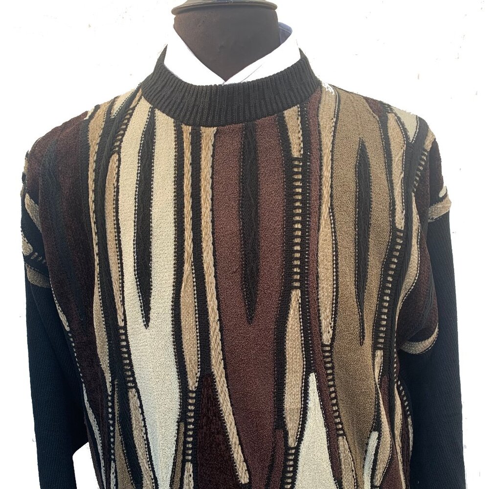 Protegé Collections Men’s Fuji Style 100% Acrylic Multicolor Pullover Sweaters